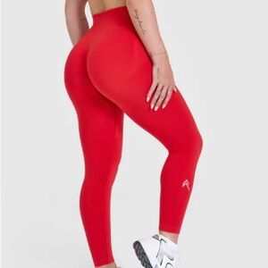 ONER ACTIVE EFFORTLESS SEAMLESS LEGGINGS- Muscle Mommy Red